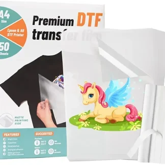 Lucky Goddess DTF Transfer Film A3/A4 – Papel de Transferencia Mate para Impresoras Epson DTF