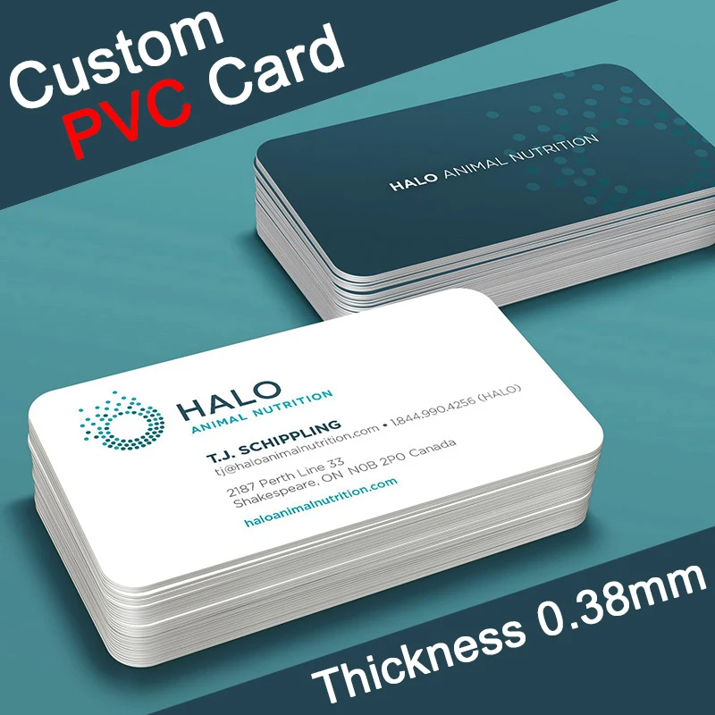 Tarjeta de identificación comercial de PVC personalizada, 100-1000 Uds., diseño propio, logotipo, nombre, plástico, resistente al agua, doble cara, mate brillante, gracias 85,5*54mm - Imagen 10