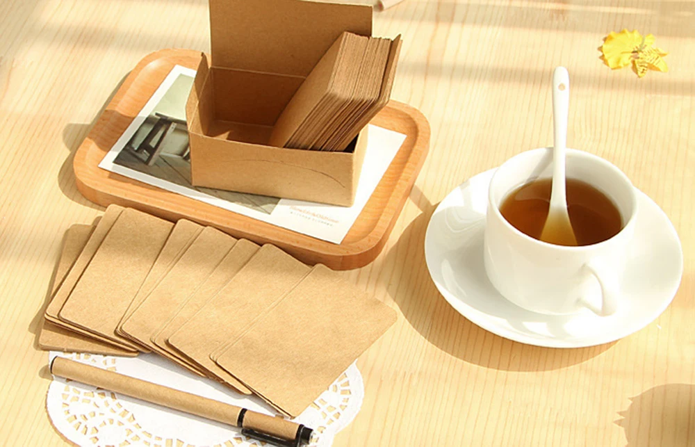 100 Uds. Tarjeta en blanco de 5,3x9cm para tarjetas de visita para mensajes y nombres de libros tarjetas en blanco para tarjetas de visita tarjetas de mensajes 300gsm - Imagen 10