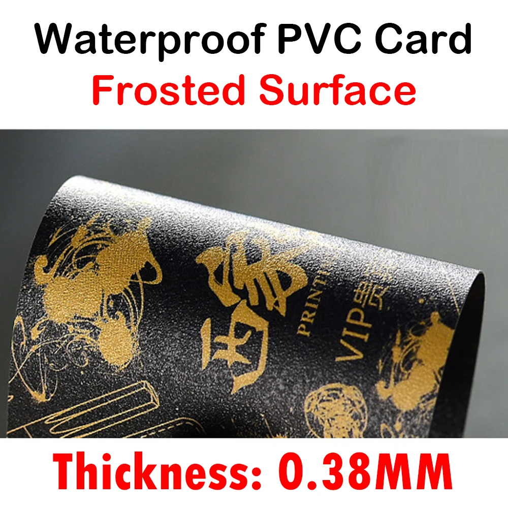 Tarjeta de identificación comercial de PVC personalizada, 100-1000 Uds., diseño propio, logotipo, nombre, plástico, resistente al agua, doble cara, mate brillante, gracias 85,5*54mm - Imagen 4