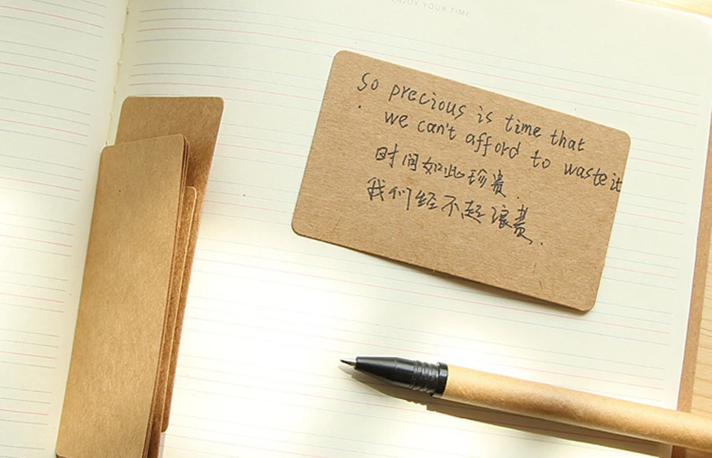 100 Uds. Tarjeta en blanco de 5,3x9cm para tarjetas de visita para mensajes y nombres de libros tarjetas en blanco para tarjetas de visita tarjetas de mensajes 300gsm - Imagen 14