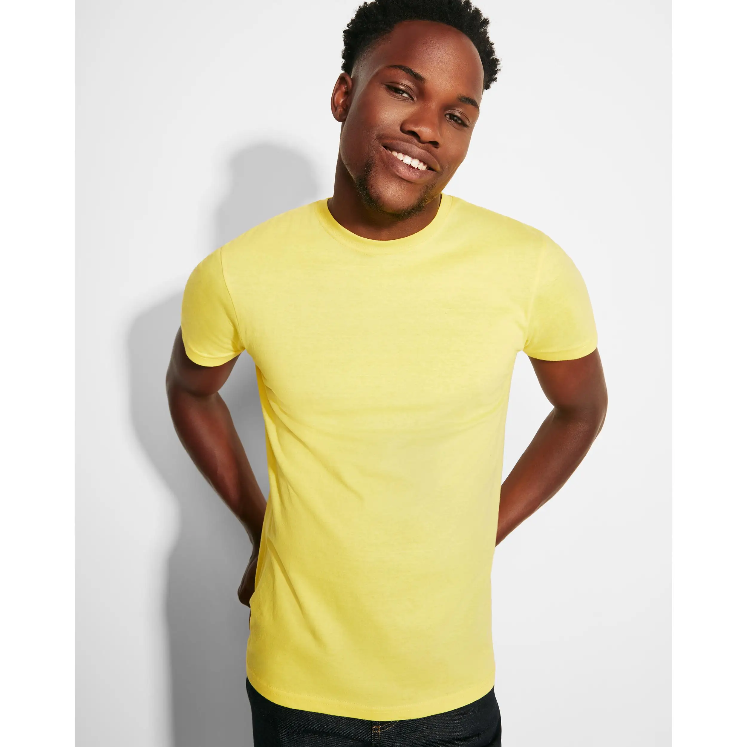 ROLY 5 Camisetas básica de algodón 150 Gr. ROLY para hombre - Manga Corta PACK de 5 Unidades. (Sale la unidad desde 3,58€) - Imagen 8