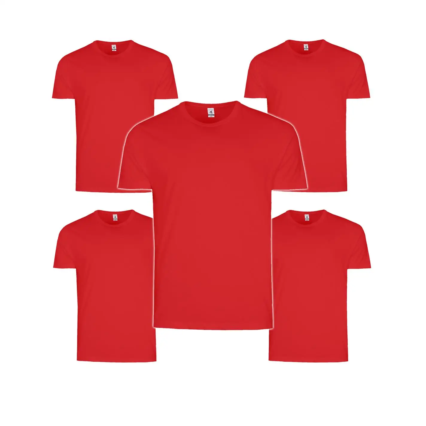 Pack de 5 Camisetas de Algodón TEXKING Modelo DACCA para Hombre, Manga Corta, Color Blanco y Negro - Imagen 10