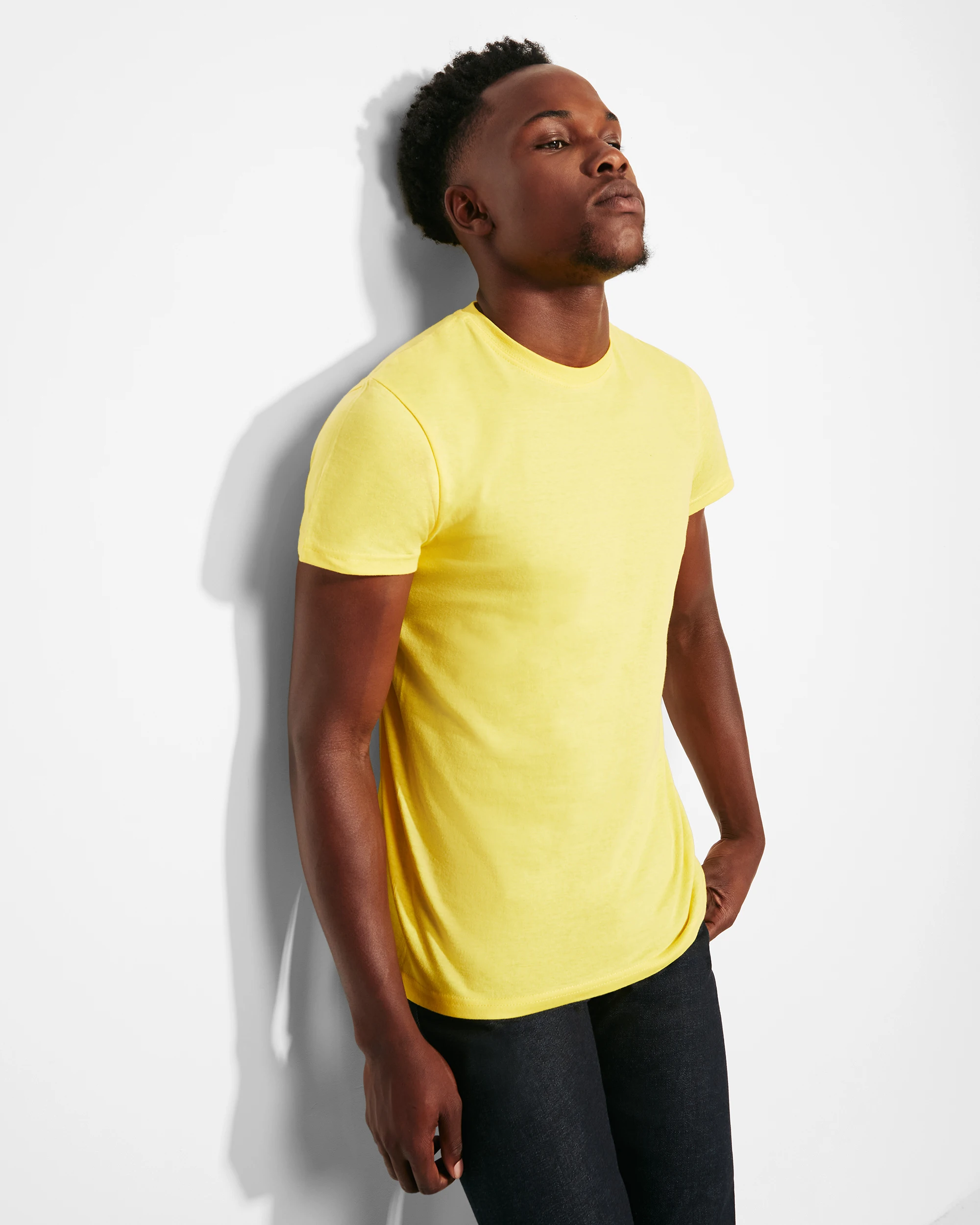 ROLY 5 Camisetas básica de algodón 150 Gr. ROLY para hombre - Manga Corta PACK de 5 Unidades. (Sale la unidad desde 3,58€) - Imagen 2