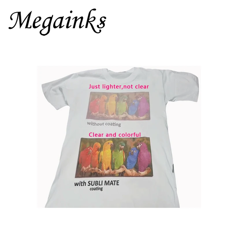 Sublimation Coating For Cotton T-shirt Face Mask Mug glass Ceramic Metal Materials for Sublimation ink coating liquid - Imagen 12
