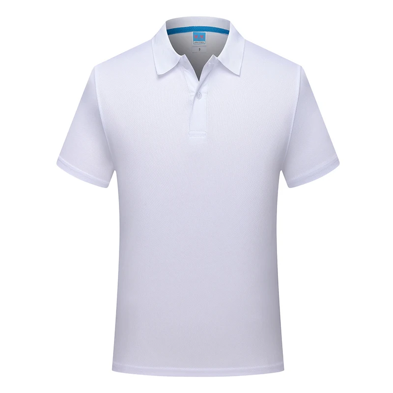 Polo deportivo de secado rápido con logo impreso personalizado, camiseta publicitaria barata con solapa, patrón bordado para correr en maratón, bricolaje - Imagen 14