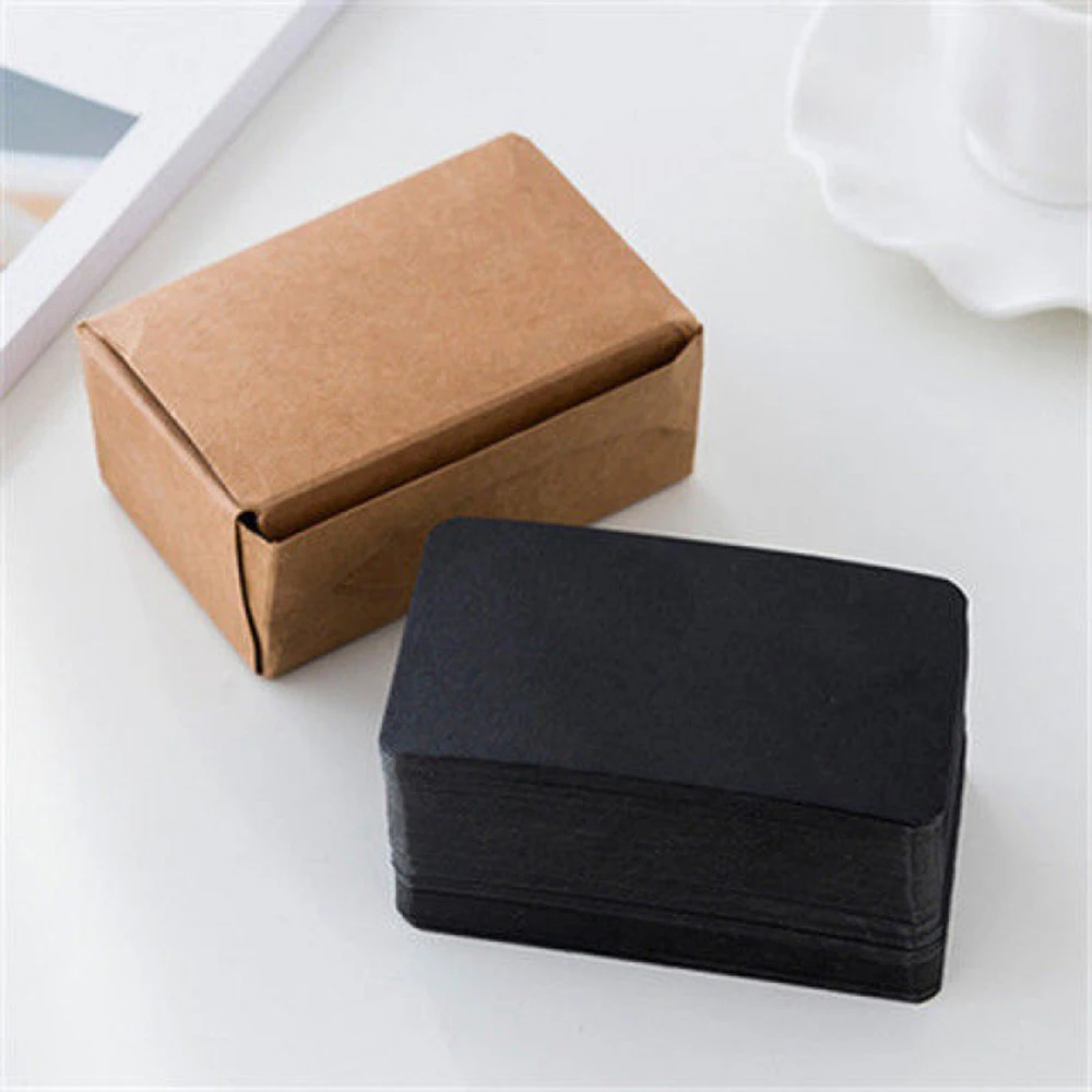100 Uds. Tarjeta en blanco de 5,3x9cm para tarjetas de visita para mensajes y nombres de libros tarjetas en blanco para tarjetas de visita tarjetas de mensajes 300gsm - Imagen 9