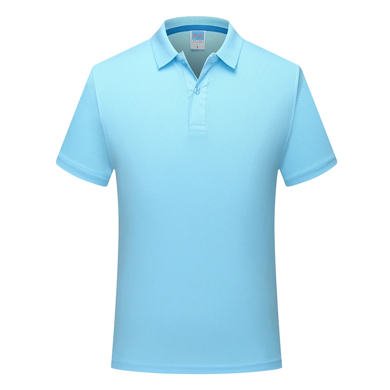 Polo deportivo de secado rápido con logo impreso personalizado, camiseta publicitaria barata con solapa, patrón bordado para correr en maratón, bricolaje - Imagen 12