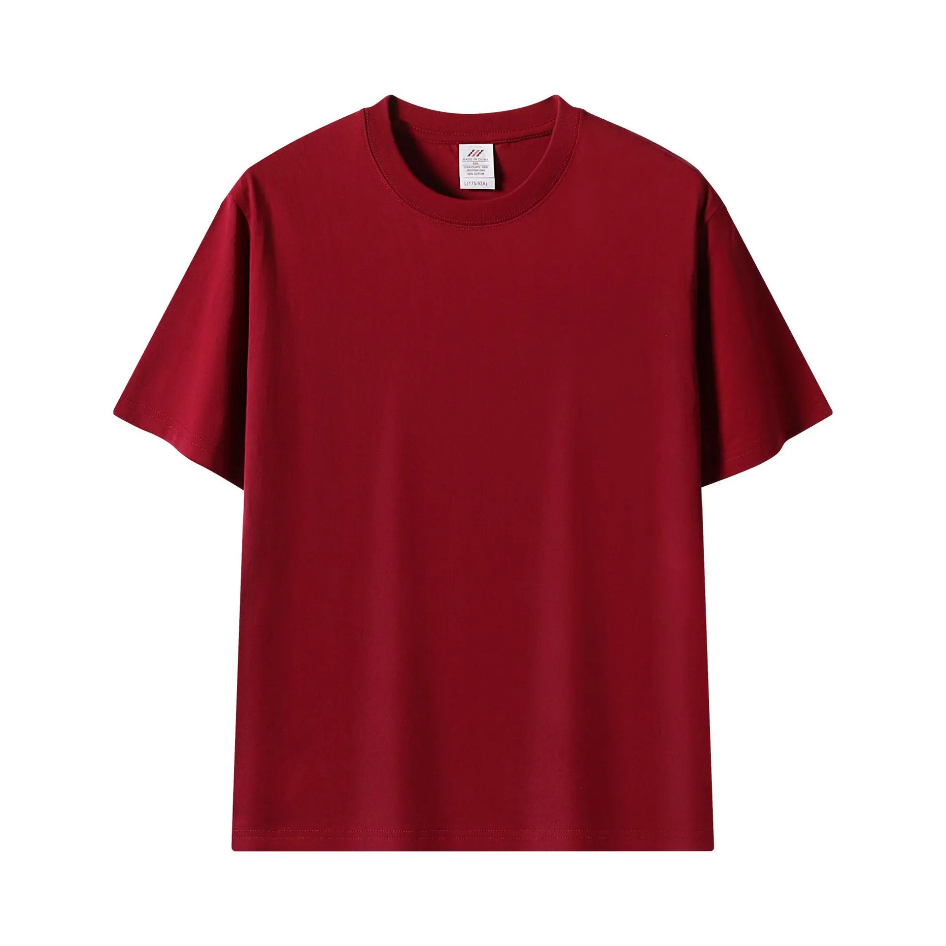 Camisetas Personalizadas para Hombre, 230 GSM, 100% Algodón, Camisetas Sólidas para Mujer, Ropa de Trabajo en Equipo, Impresión Personalizada de Imágenes, Fotos, Texto, Logotipo, Camiseta DIY - Imagen 23