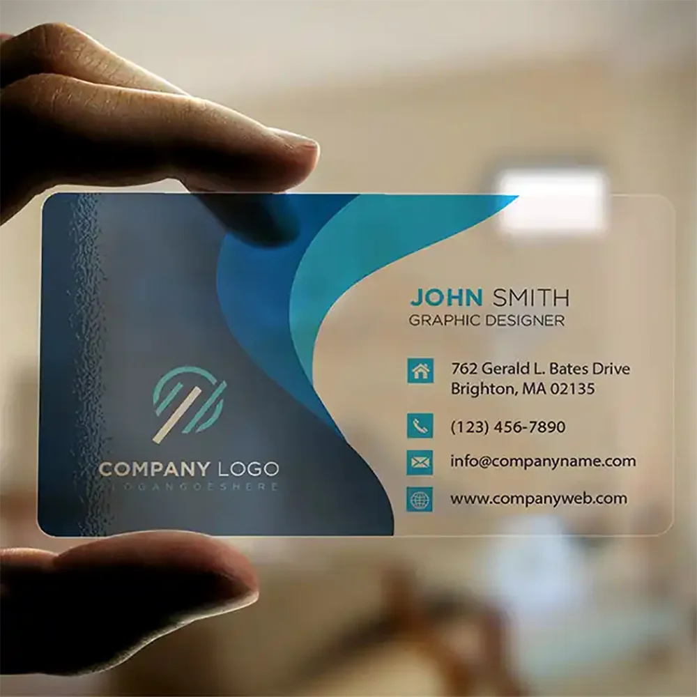 Tarjeta de visita de PVC transparente personalizada, logotipo de visita transparente, nombre, identidad de plástico, esquinas redondas impermeables, personalizado, 200 Uds., 500 Uds. - Imagen 12