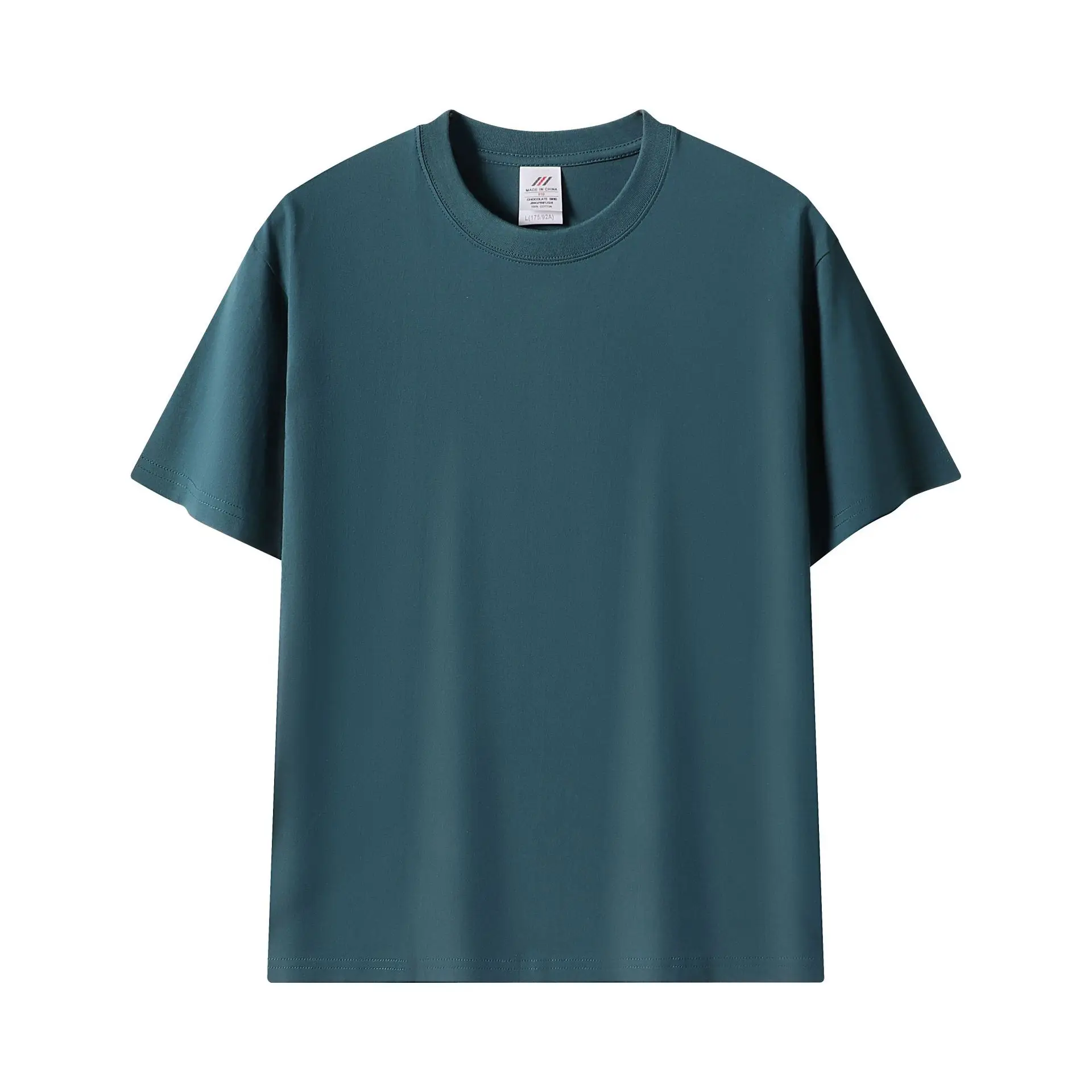 Camisetas Personalizadas para Hombre, 230 GSM, 100% Algodón, Camisetas Sólidas para Mujer, Ropa de Trabajo en Equipo, Impresión Personalizada de Imágenes, Fotos, Texto, Logotipo, Camiseta DIY - Imagen 26