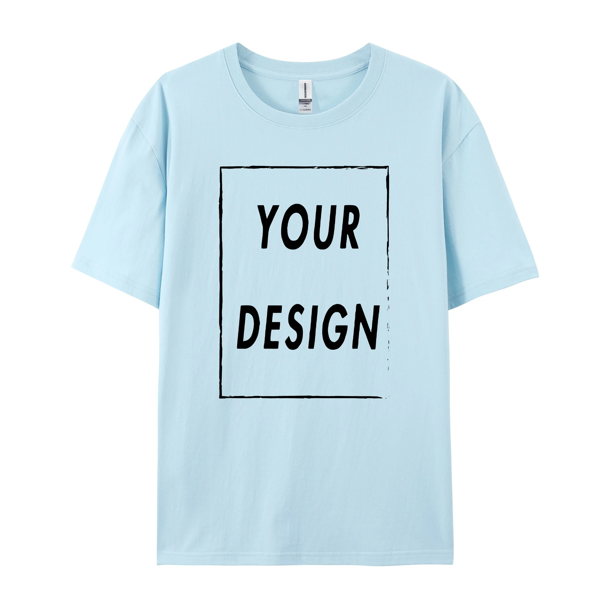 180g Custom Women Men Customised Printed 100% Cotton Short Sleeve Your Logo Photo Brand Text Tee Personalize Graphic Clothing - Imagen 17