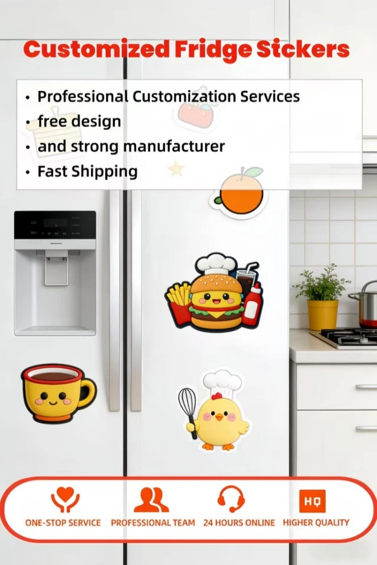 Custom PVC Fridge Magnets Personalized Soft PVC Silicone Magnet For Gift Customized Soft Rubber Refrigerator Magnet As Souvenir - Imagen 13