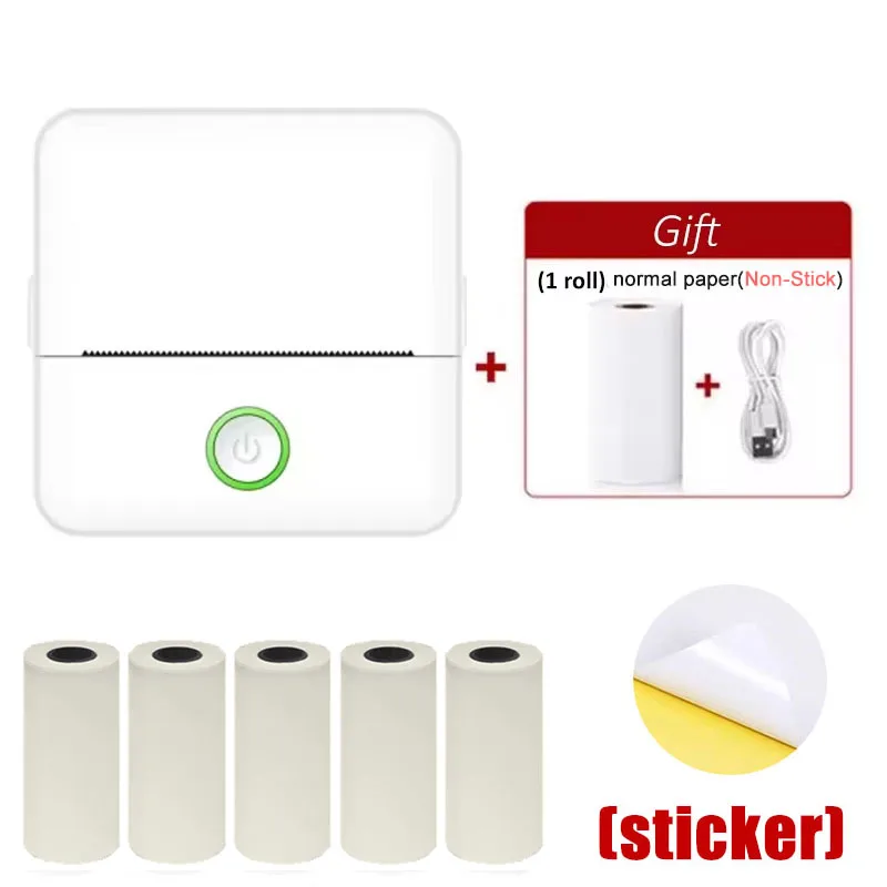 Impresora térmica portátil X6 mini HD, dispositivo de impresión de etiquetas adhesivas, Bluetooth, de bolsillo, con papel para notas de estudiante, sin tinta - Imagen 11