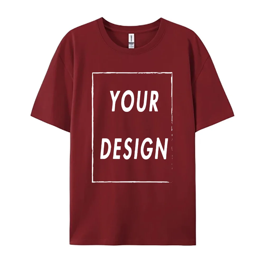 180g Custom Women Men Customised Printed 100% Cotton Short Sleeve Your Logo Photo Brand Text Tee Personalize Graphic Clothing - Imagen 11