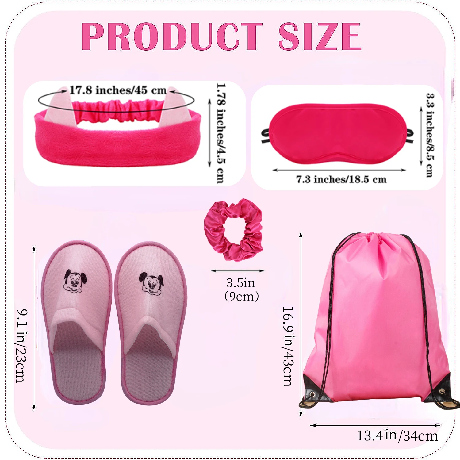 72/6pc Kids Satin Robes Spa Party for Girls DIY Slumber Kimono Robe Sleepover Party Favors with Gift Bags Slippers for Birthday - Imagen 6