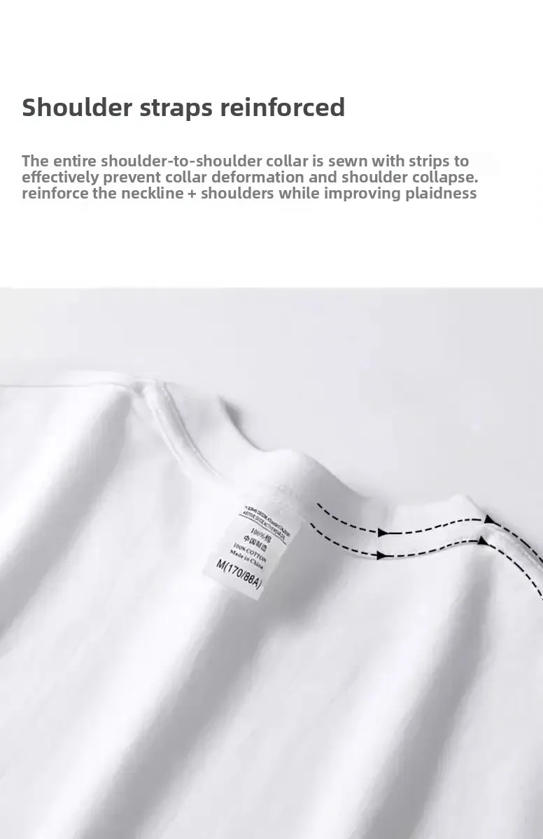 Camiseta personalizada con impresión DTG, camisetas de algodón 100% de 300GSM para hombre, camisetas informales holgadas de alta calidad para mujer, ropa de trabajo superior personalizada - Imagen 46