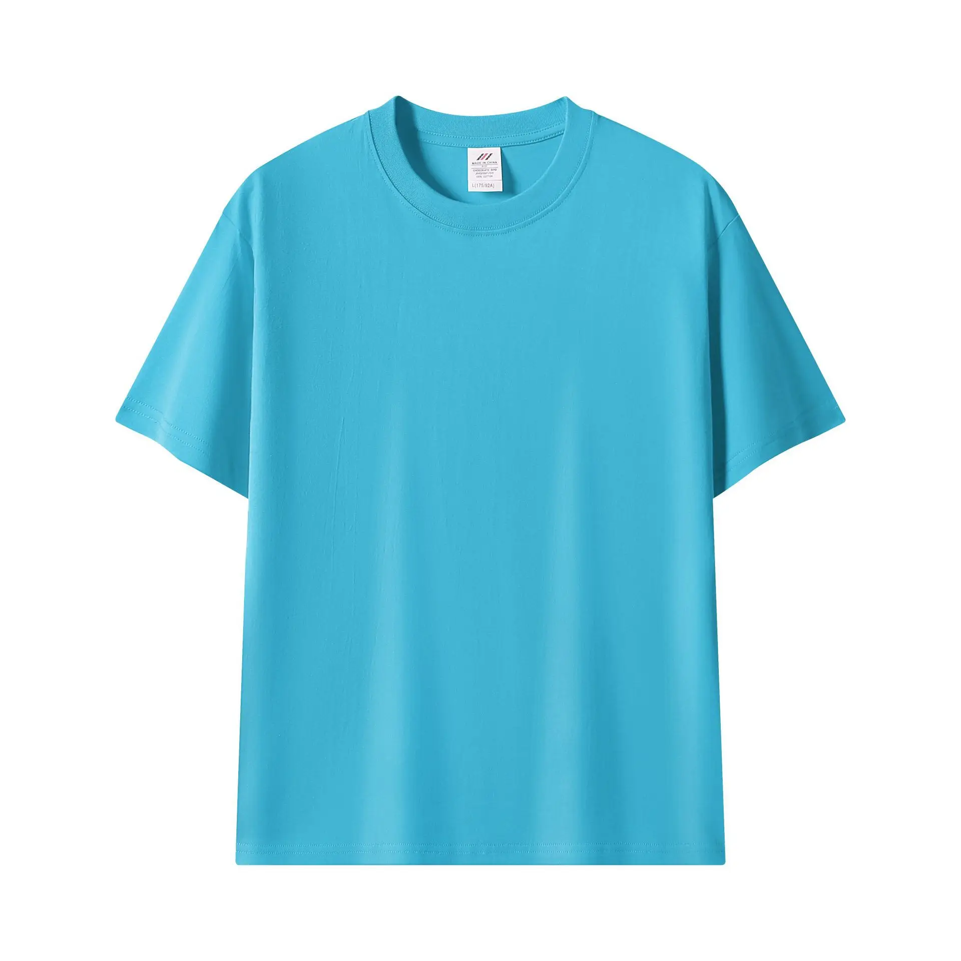 Camisetas Personalizadas para Hombre, 230 GSM, 100% Algodón, Camisetas Sólidas para Mujer, Ropa de Trabajo en Equipo, Impresión Personalizada de Imágenes, Fotos, Texto, Logotipo, Camiseta DIY - Imagen 7