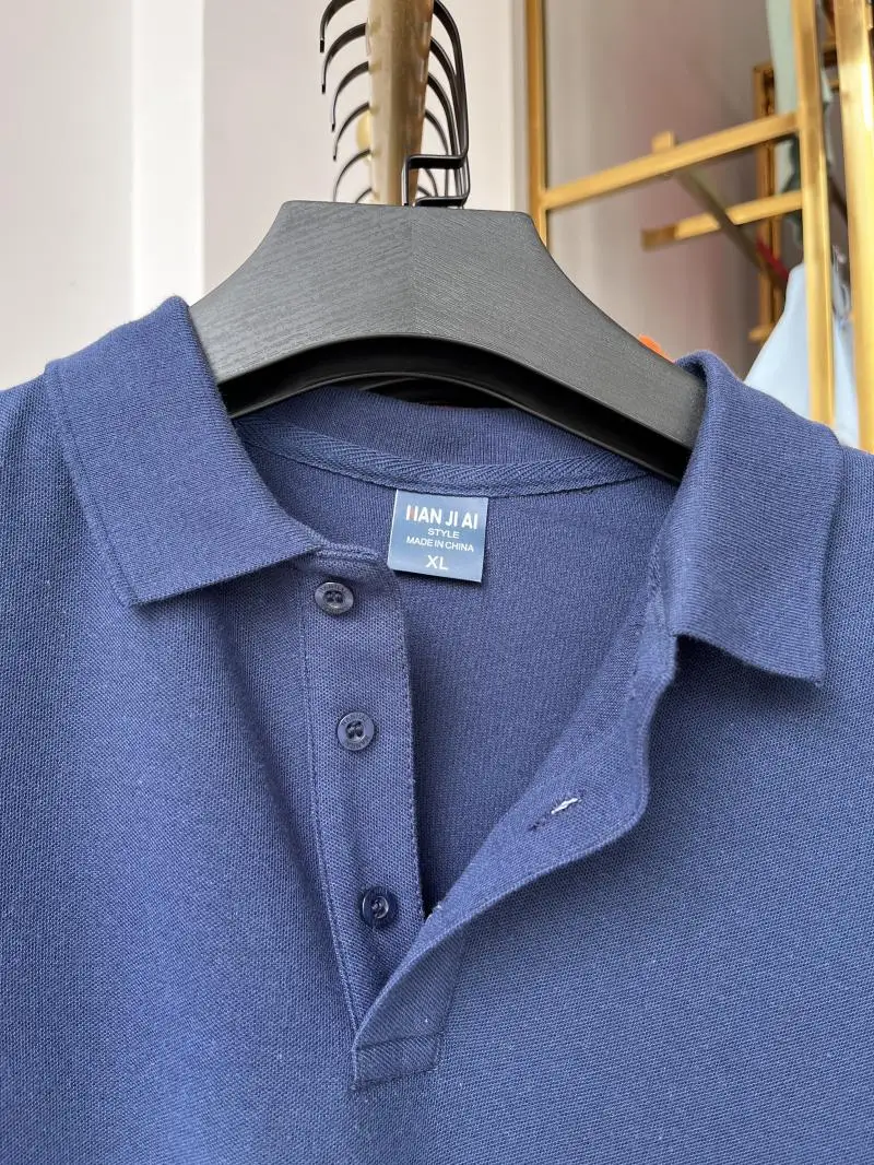 Polo de algodón 100% de 230g para hombre y mujer, Top transpirable de manga corta con estampado de logotipo personalizado, bordado, nombre del grupo de la empresa, verano - Imagen 23