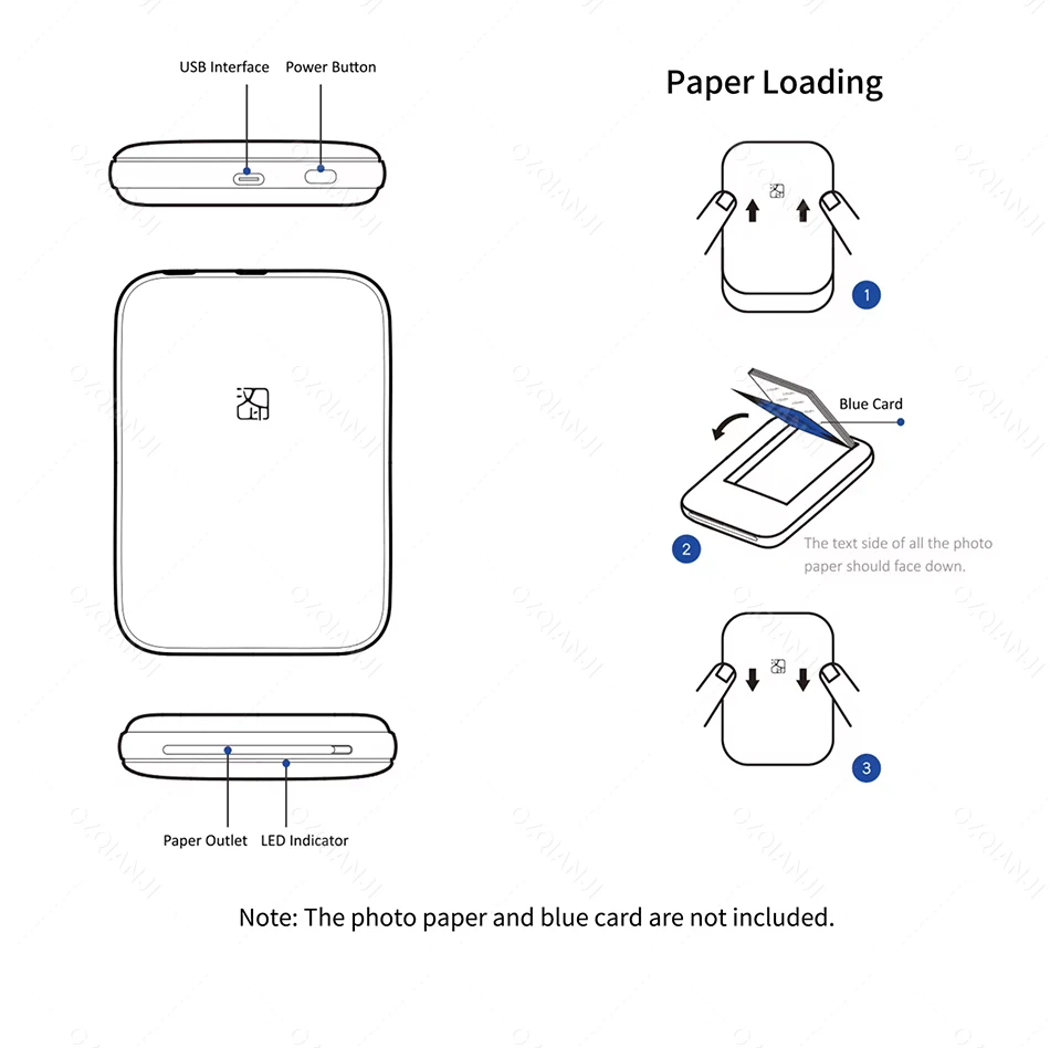 Impresora de bolsillo móvil Mni portátil HPRT MT53, impresora fotográfica inalámbrica BT con tecnología Zink, impresora fotográfica en Color de 2x3 pulgadas - Imagen 23