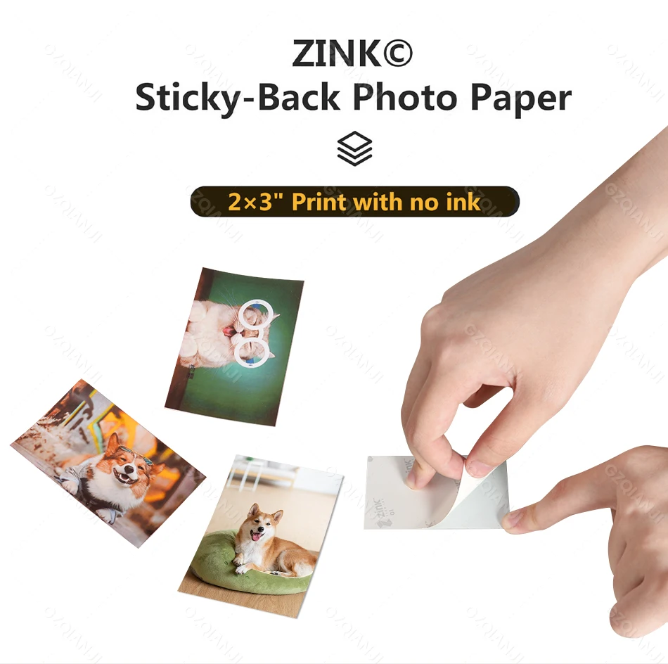 Impresora de bolsillo móvil Mni portátil HPRT MT53, impresora fotográfica inalámbrica BT con tecnología Zink, impresora fotográfica en Color de 2x3 pulgadas - Imagen 13