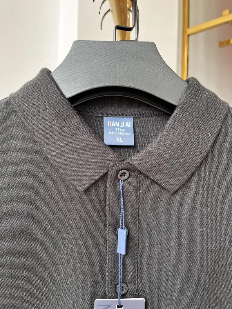 Polo de algodón 100% de 230g para hombre y mujer, Top transpirable de manga corta con estampado de logotipo personalizado, bordado, nombre del grupo de la empresa, verano - Imagen 43