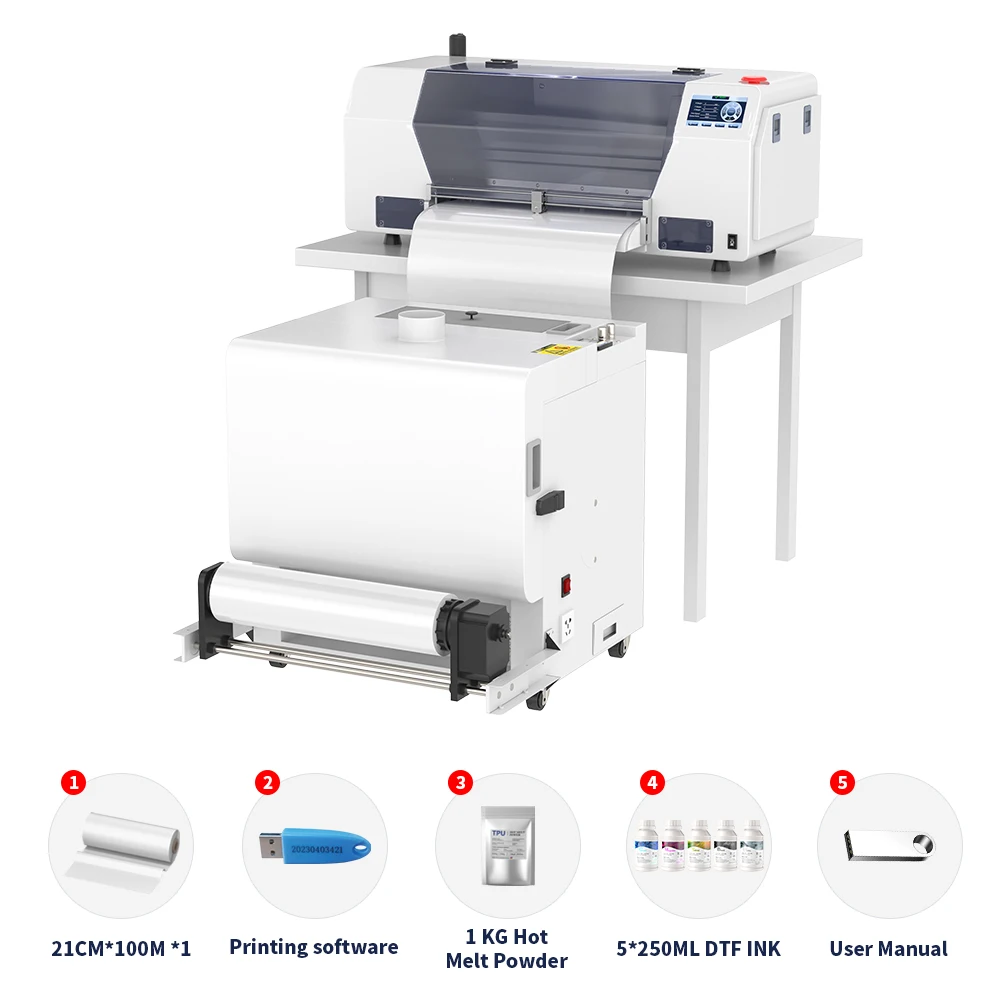 Impresora A3 DTF, Máquina de Impresión A3 DTF, Impresora A3 XP600 Direct to Film para Camisetas, Impresora A3 DTF para Camisetas y Sudaderas - Imagen 8