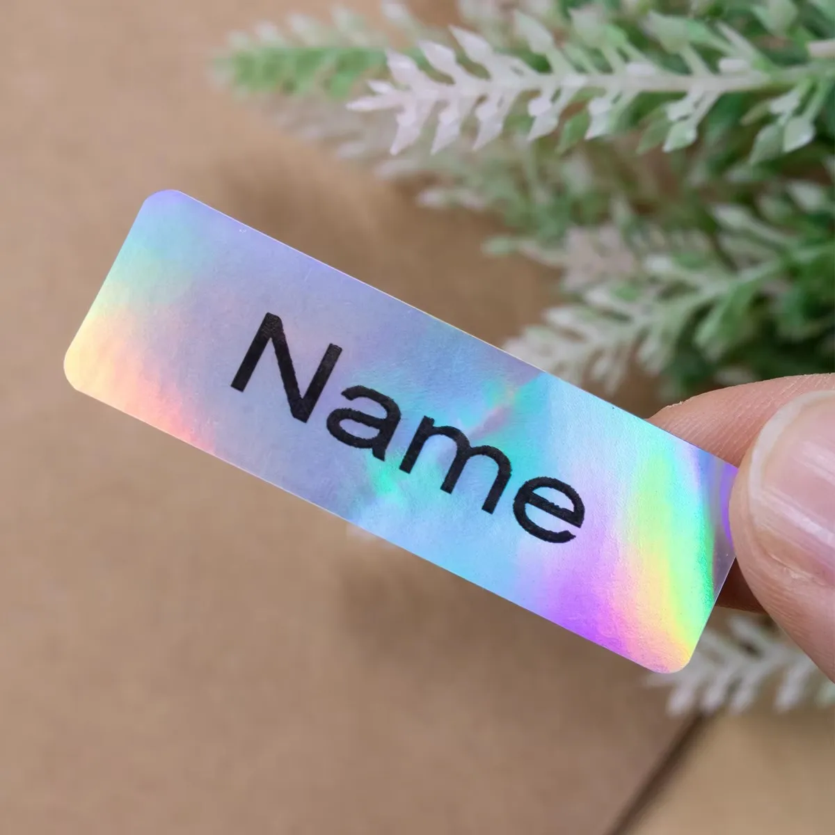 Pegatinas de Vinilo Transparentes Personalizables, Resistentes al Agua y a los Arañazos, Impresión de Alta Definición con Foto Personalizada, para Frascos - Imagen 5