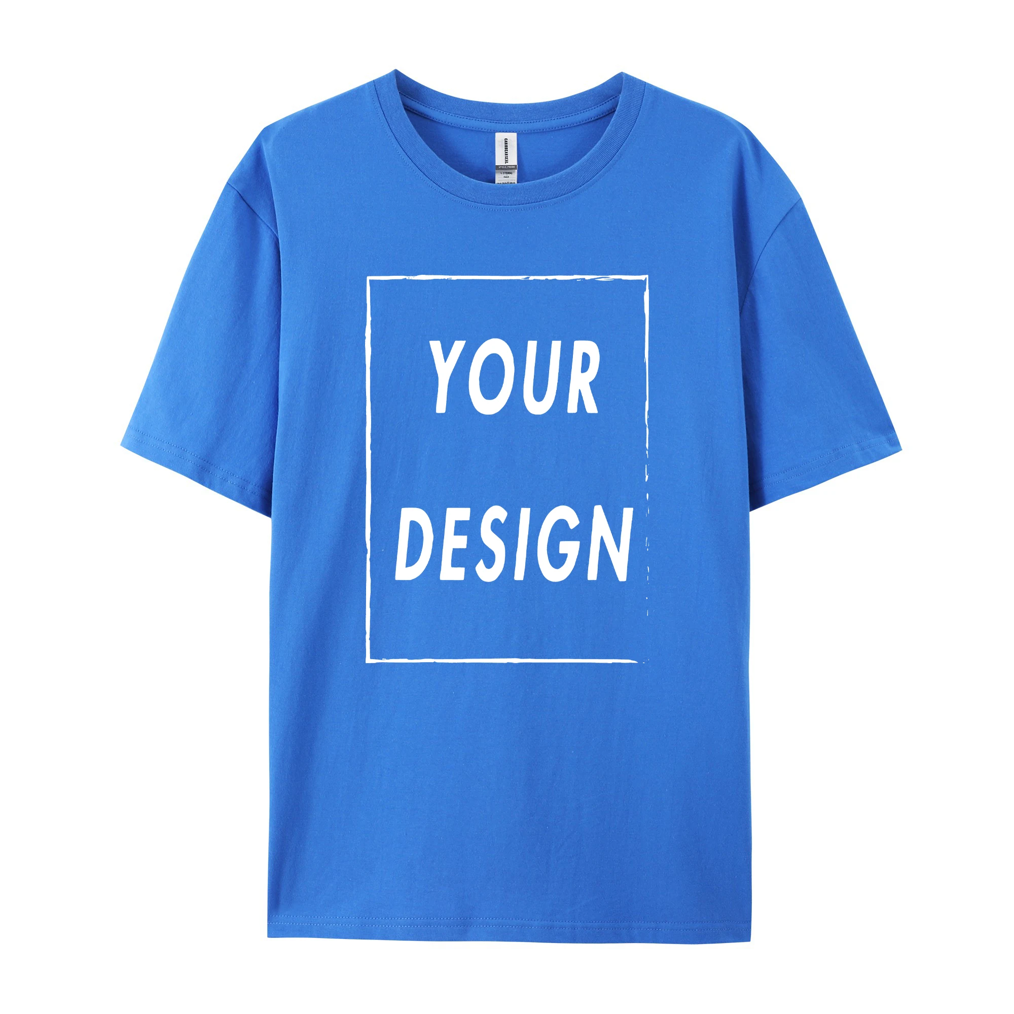 180g Custom Women Men Customised Printed 100% Cotton Short Sleeve Your Logo Photo Brand Text Tee Personalize Graphic Clothing - Imagen 10