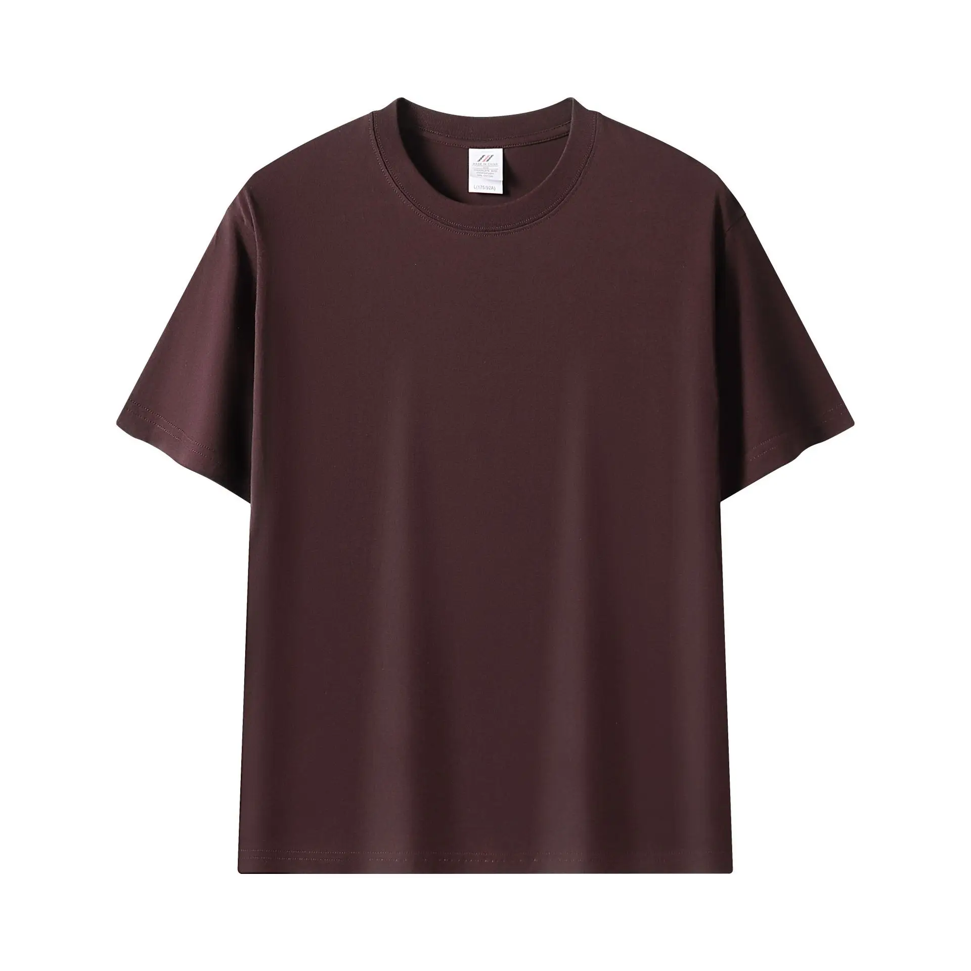 Camisetas Personalizadas para Hombre, 230 GSM, 100% Algodón, Camisetas Sólidas para Mujer, Ropa de Trabajo en Equipo, Impresión Personalizada de Imágenes, Fotos, Texto, Logotipo, Camiseta DIY - Imagen 35