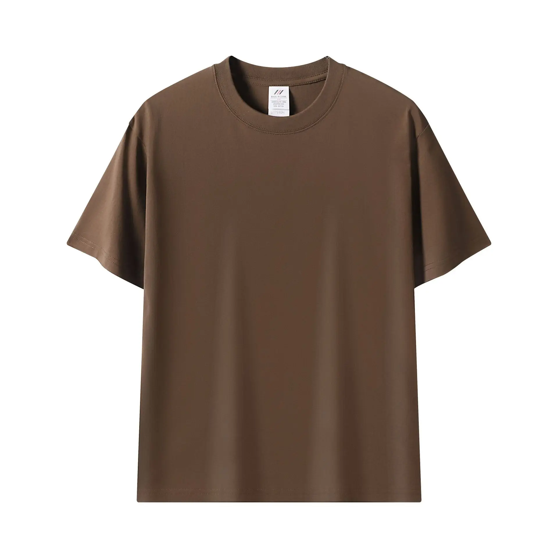 Camisetas Personalizadas para Hombre, 230 GSM, 100% Algodón, Camisetas Sólidas para Mujer, Ropa de Trabajo en Equipo, Impresión Personalizada de Imágenes, Fotos, Texto, Logotipo, Camiseta DIY - Imagen 17