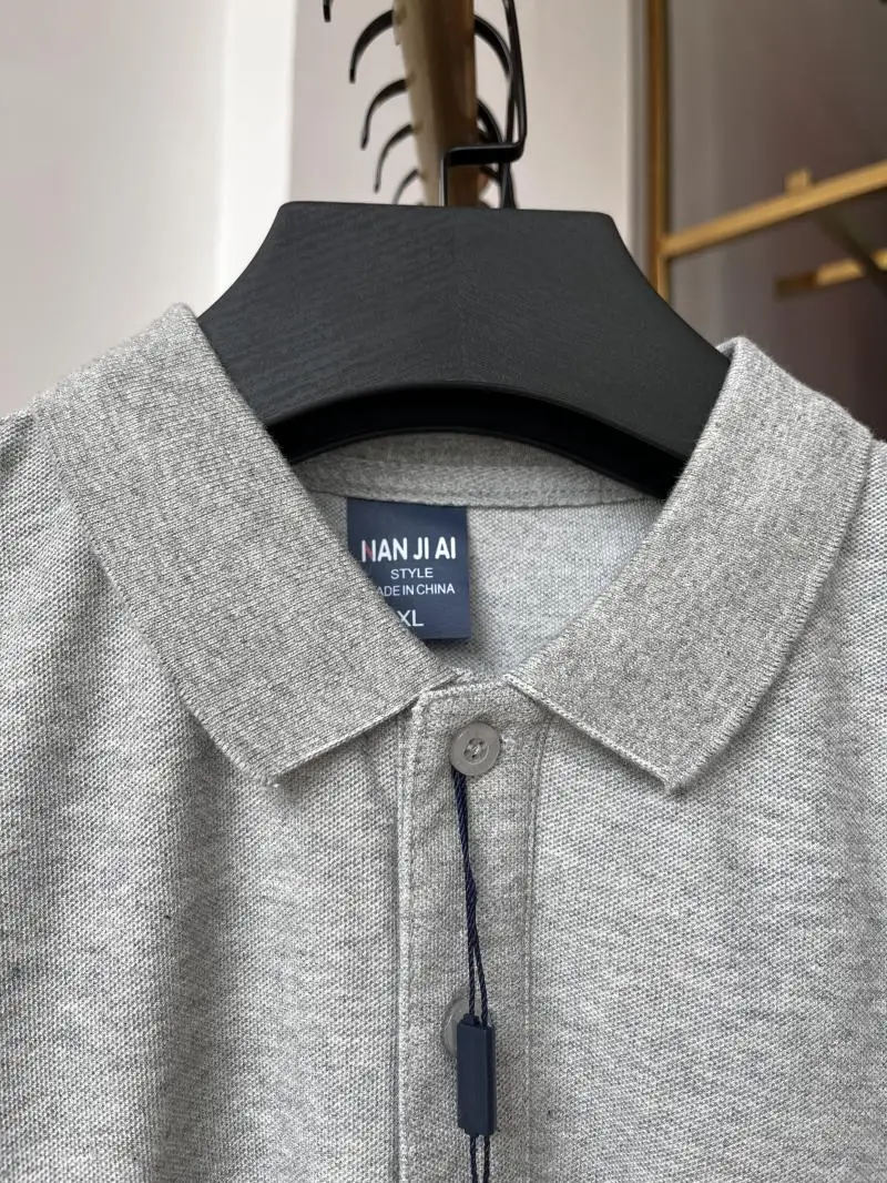 Polo de algodón 100% de 230g para hombre y mujer, Top transpirable de manga corta con estampado de logotipo personalizado, bordado, nombre del grupo de la empresa, verano - Imagen 40
