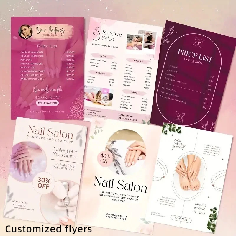 Volantes Impresos Personalizados en Tamaños A6, A5 y A4, 150gsm, Pósters de Doble Cara, Listas de Precios y Folletos Promocionales Publicitarios Personalizados - Imagen 8