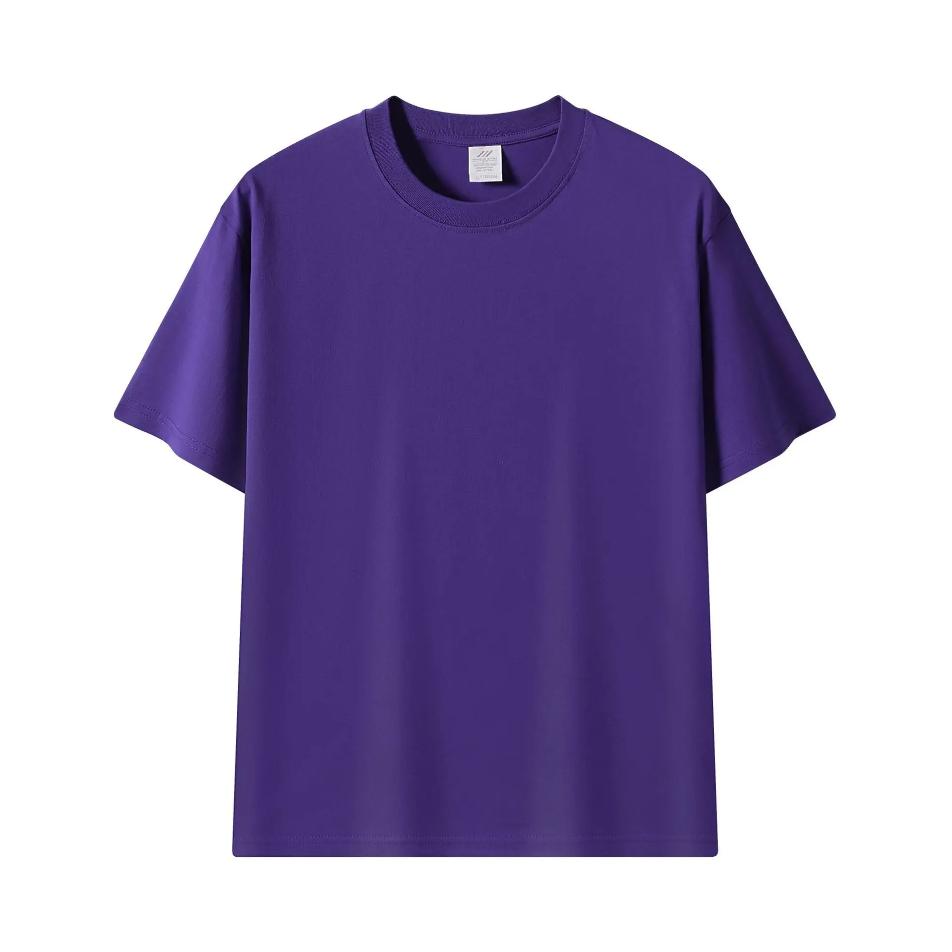 Camisetas Personalizadas para Hombre, 230 GSM, 100% Algodón, Camisetas Sólidas para Mujer, Ropa de Trabajo en Equipo, Impresión Personalizada de Imágenes, Fotos, Texto, Logotipo, Camiseta DIY - Imagen 31