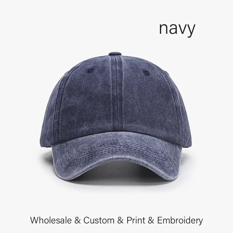 Gorra de béisbol retro personalizada SLECKTON – Bordado o impresión con tu logo - Imagen 8