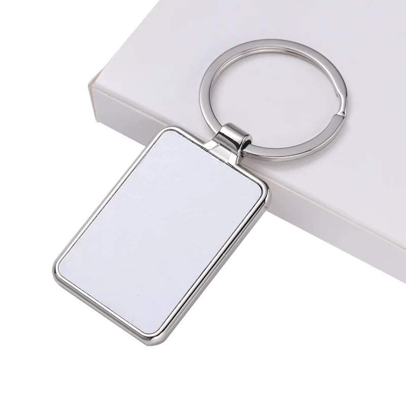 10Pcs Round Sublimation Blank Keychains for Christmas Valentine Graduation Day Present Keys Tags Key Chain Car Cute Keychain - Imagen 2