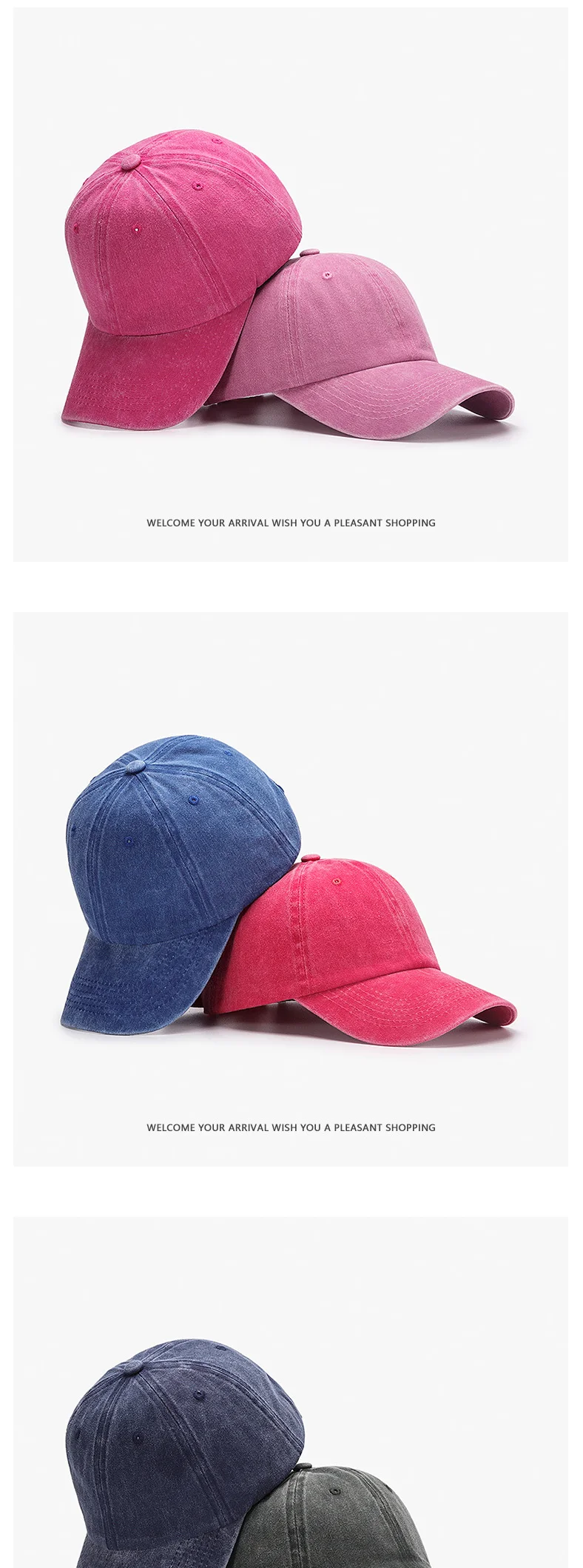 Gorra de béisbol retro personalizada SLECKTON – Bordado o impresión con tu logo - Imagen 27