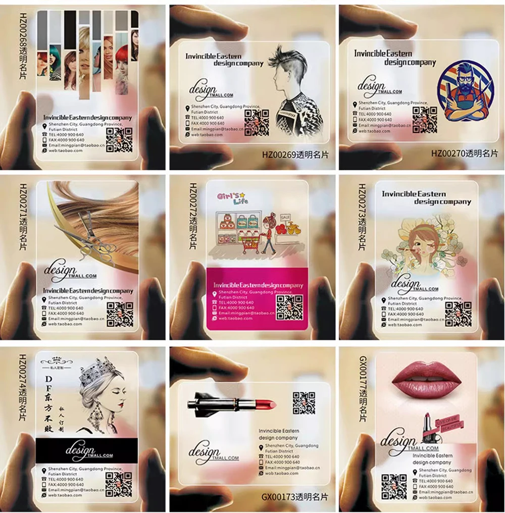 Tarjeta de visita de PVC transparente personalizada, logotipo de visita transparente, nombre, identidad de plástico, esquinas redondas impermeables, personalizado, 200 Uds., 500 Uds. - Imagen 23