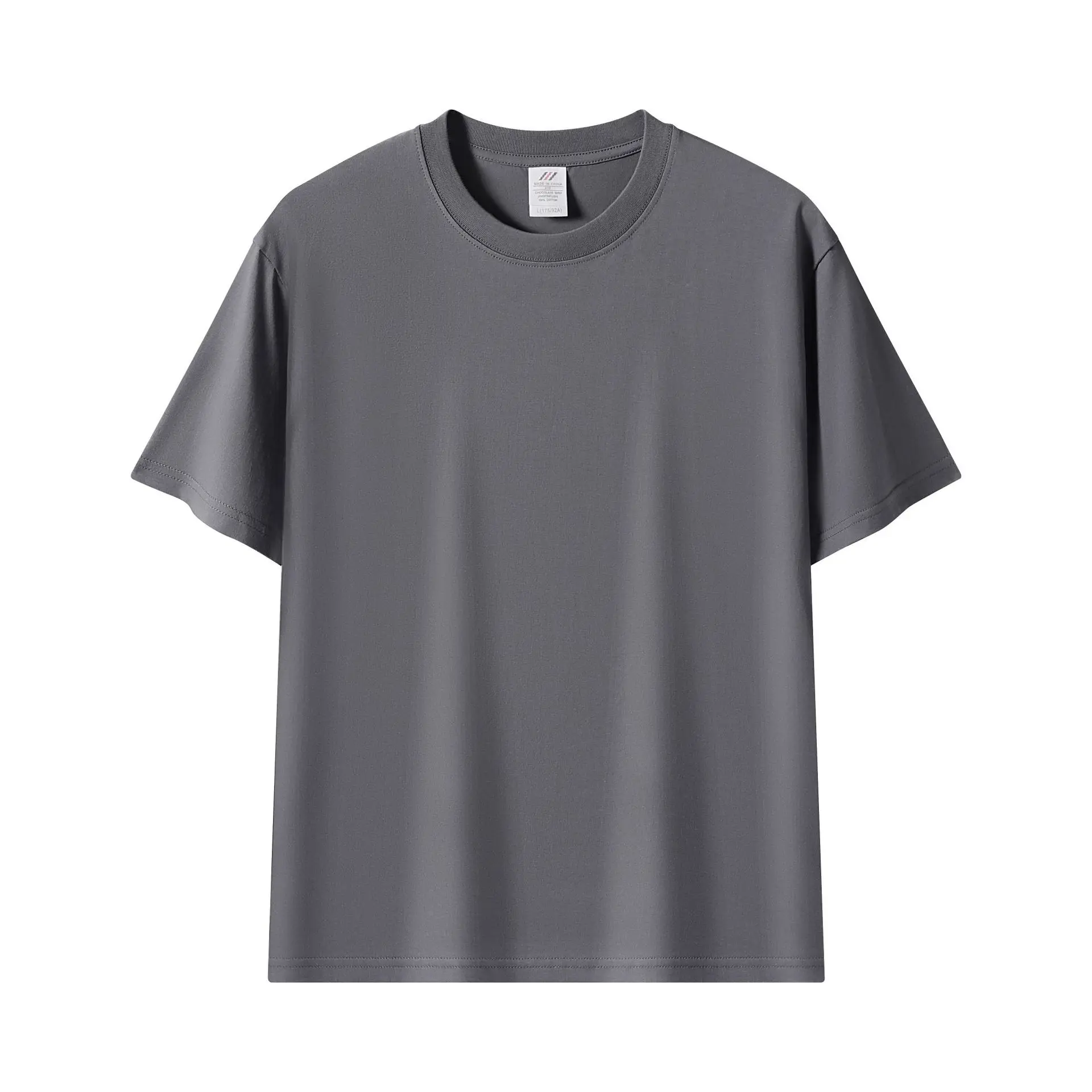 Camisetas Personalizadas para Hombre, 230 GSM, 100% Algodón, Camisetas Sólidas para Mujer, Ropa de Trabajo en Equipo, Impresión Personalizada de Imágenes, Fotos, Texto, Logotipo, Camiseta DIY - Imagen 12