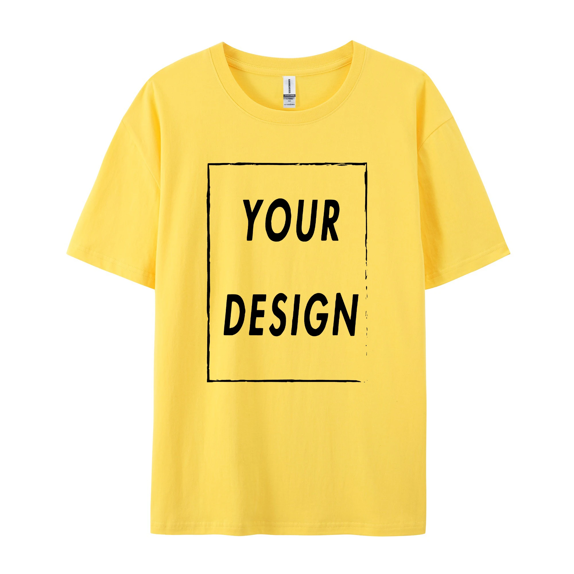 180g Custom Women Men Customised Printed 100% Cotton Short Sleeve Your Logo Photo Brand Text Tee Personalize Graphic Clothing - Imagen 21