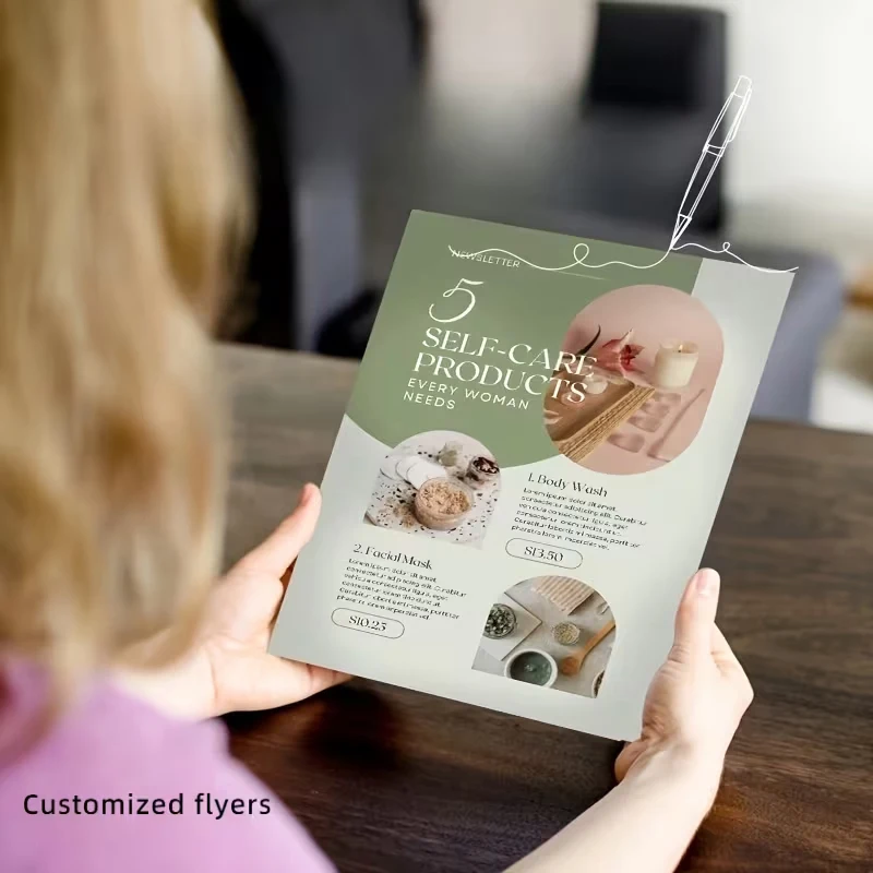 Volantes Impresos Personalizados en Tamaños A6, A5 y A4, 150gsm, Pósters de Doble Cara, Listas de Precios y Folletos Promocionales Publicitarios Personalizados - Imagen 2