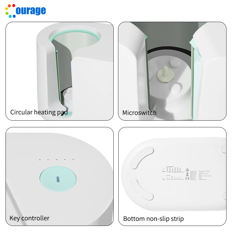 Máquina de prensado de tazas portátil, sublimación, máquina de impresión de tazas de 11oz, prensa de calor - Imagen 6