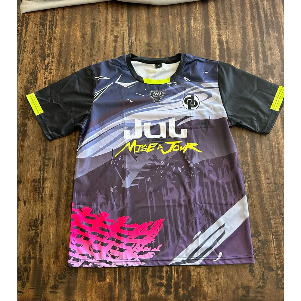 Camiseta de verano Maollot Jul, Camiseta deportiva de 90 minutos transpirable al aire libre, camiseta de fútbol de secado rápido para hombre, compra de Tops personalizados - Imagen 10