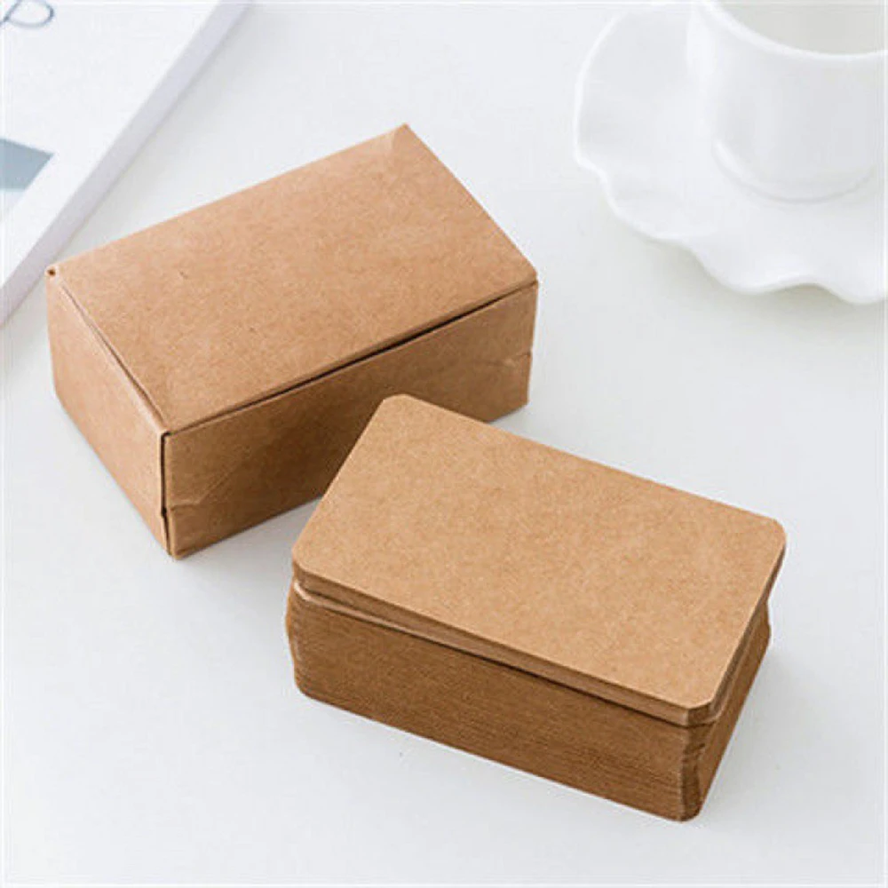 100 Uds. Tarjeta en blanco de 5,3x9cm para tarjetas de visita para mensajes y nombres de libros tarjetas en blanco para tarjetas de visita tarjetas de mensajes 300gsm - Imagen 8