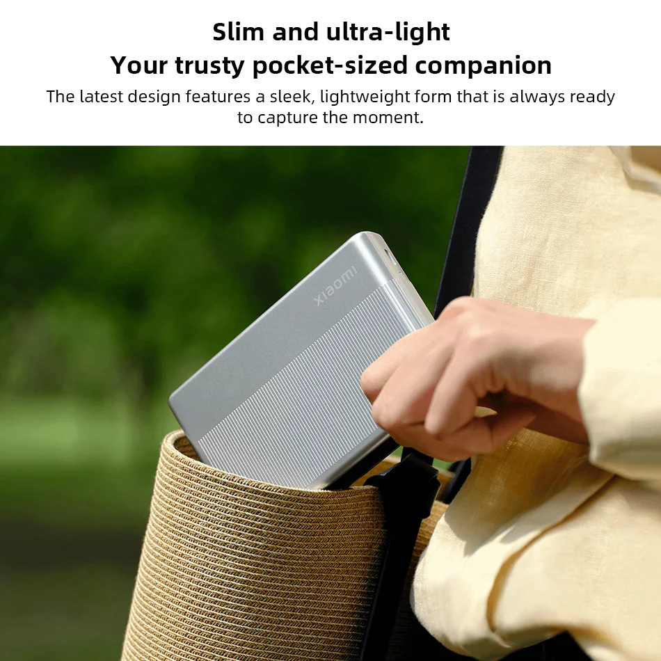 Xiaomi Impresora Fotográfica 1S, Impresora Térmica Portátil con Bluetooth 5,2, Mini Impresora de Foto en Color de 2x3 Pulgadas - Imagen 14