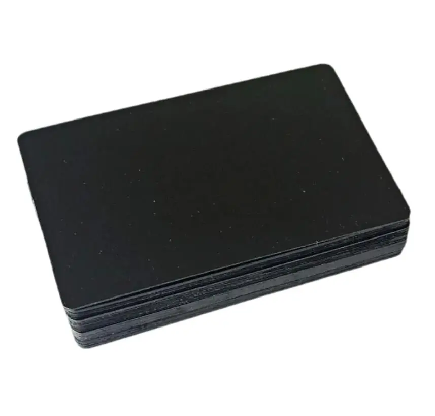 Tarjetas de presentación de plástico de acetato de PVC con acabado negro mate, grosor de 0.3 mm, ideales para grabado láser de CO2 - Imagen 10