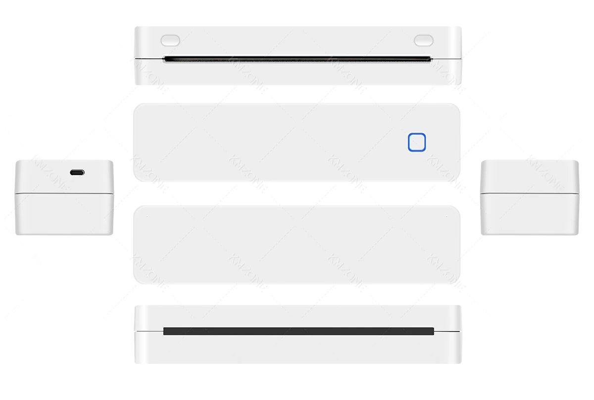 Impresora térmica Bluetooth A4 compatible con tamaños 2 “/3”/4"/A4 Dispositivo de impresión inalámbrico portátil Ideal para viajes Papel térmico A4 - Imagen 24