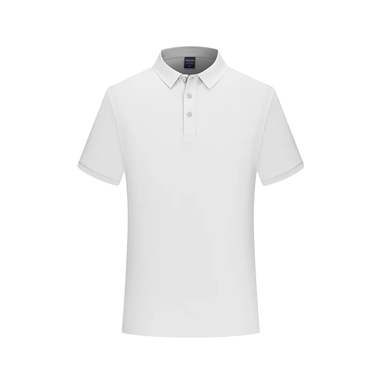 Polo de algodón 100% de 230g para hombre y mujer, Top transpirable de manga corta con estampado de logotipo personalizado, bordado, nombre del grupo de la empresa, verano - Imagen 6