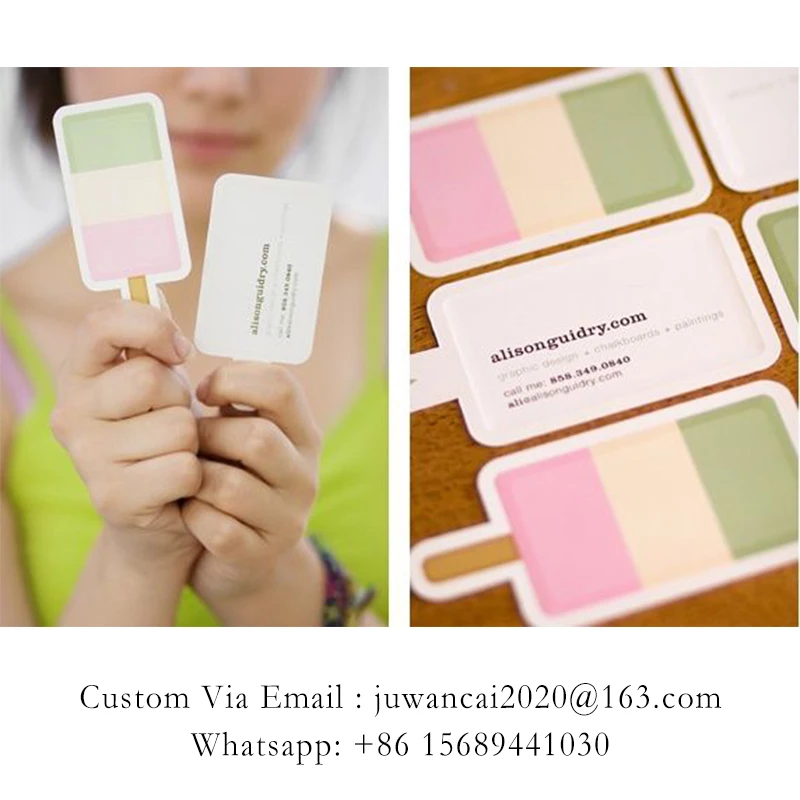 Tarjetas de visita personalizadas con corte especial para salón de belleza, tarjetas de fidelización con código QR, tarjetas de descuento, tarjetas promocionales, folletos con logotipo - Imagen 34