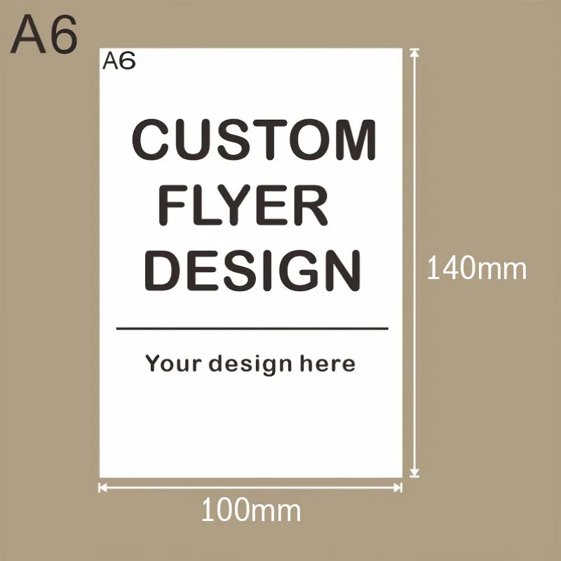 Flyers personalizados A4 A5, tamaño A6, 150 g, papel impreso, póster, color, publicidad, Flyer, cartel de doble cara - Imagen 7